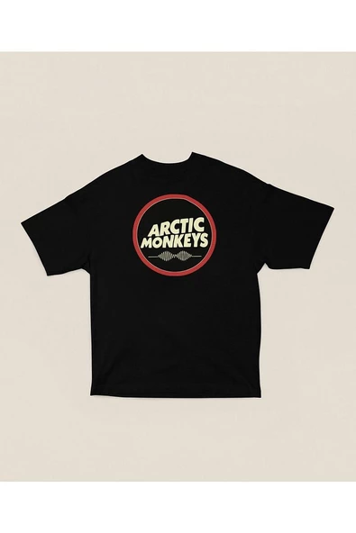 Arctic Monkeys Müzik Grubu Baskılı Unisex Oversize Tişört