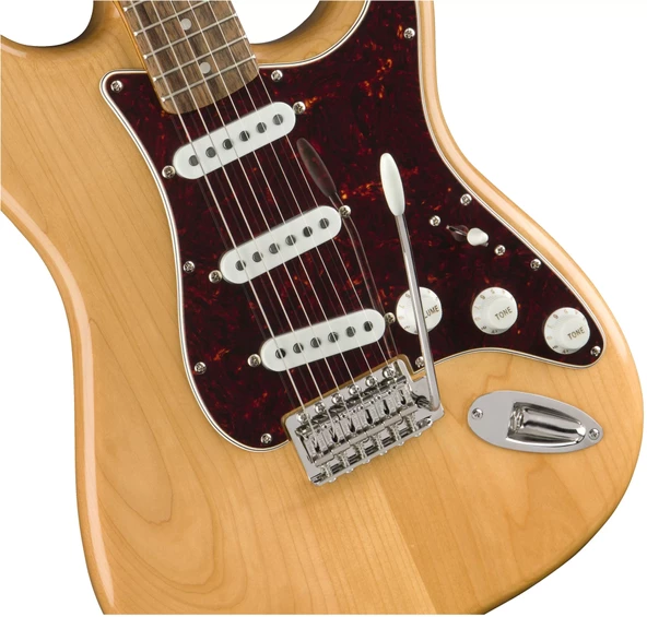 Squier Classic Vibe 70s Stratocaster Laurel Klavye Natural Elektro Gitar - 3
