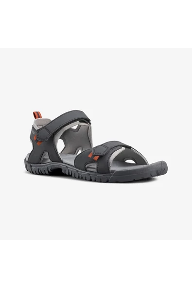 DECATHLON Erkek Outdoor Sandalet - Gri/Turuncu - NH100