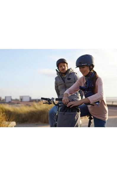 DECATHLON Katlanır Bisiklet Sepeti - Bisiklet Sepeti - Gri - 10l - 6