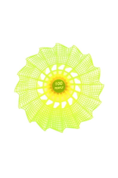 DECATHLON Perfly Badminton Topu - Orta Boy - 3'lü Paket - Psc 100 - Resim 4