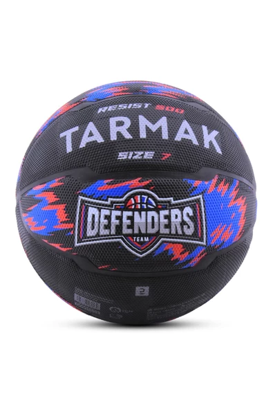 DECATHLON Pompa dahil değildir Tarmak R500 Grafiti Desenli 7 Numara Basketbol Topu Siyah 7 Numara - 2