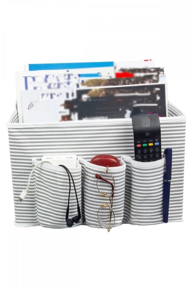 Başucu Düzenleyicisi Gri - Resim 2