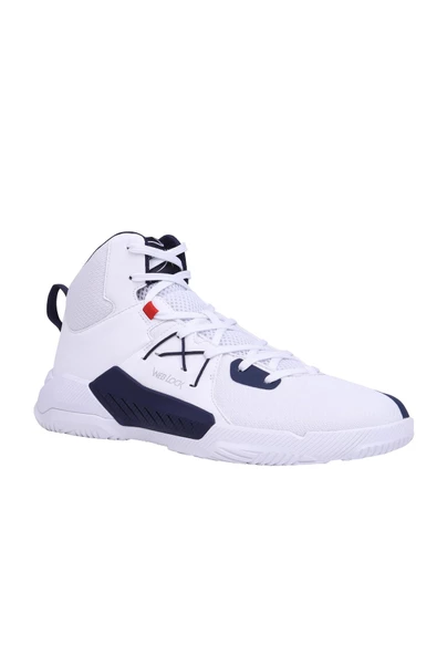 DECATHLON Yetişkin Basketbol Ayakkabısı - Beyaz / Lacivert - Protect 120 - 6
