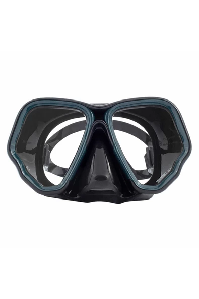 DECATHLON Subea Dalış Maskesi - Siyah / Gri - 500 Dual - 5