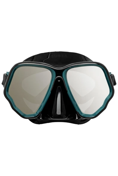 DECATHLON Subea Dalış Maskesi - Siyah / Gri / Aynalı - 500 Dual - 5