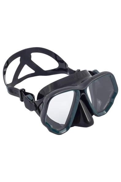 DECATHLON Subea Dalış Maskesi - Siyah / Gri - 500 Dual - 2