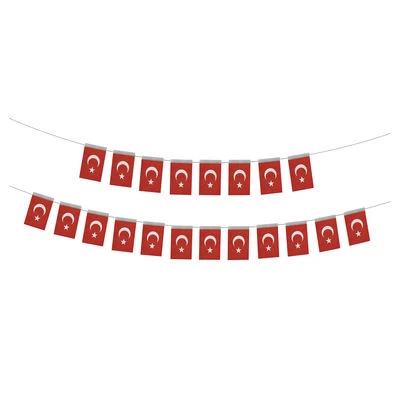 İpli Bayrak Mini 40lı Ayyıldız