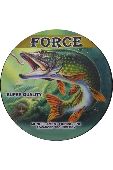 Force 500 Metre Sazan Yayın Turna Alabalık Misinası Yeşil - 3