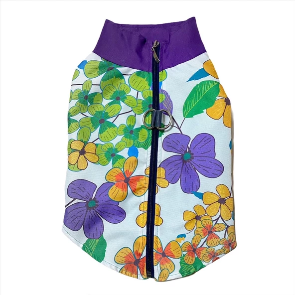 Flower Power Su itici Yağmurluk Köpek Yağmurluğu - 4