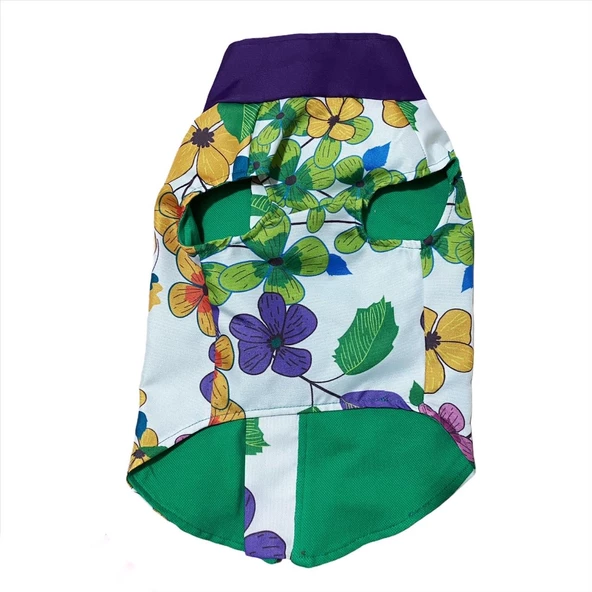 Flower Power Su itici Yağmurluk Köpek Yağmurluğu - 5