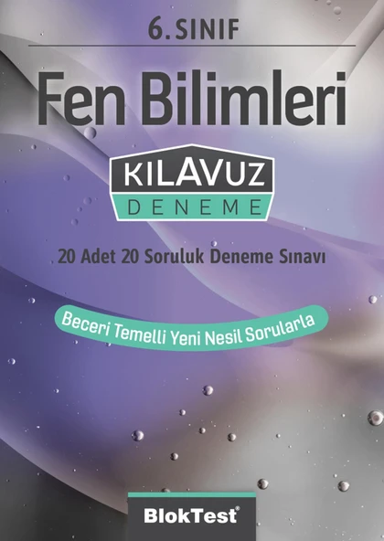Bloktest 6.Sınıf Fen Bilimleri Kılavuz Deneme