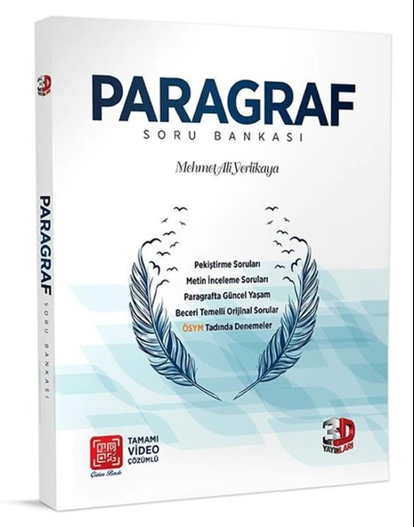 3D Paragraf Soru Bankası Video Çözümlü - 1