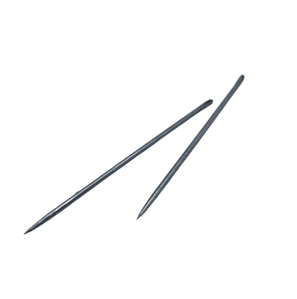 Saraç iğnesi, Deri Dikiş İğnesi Sivri Uç 2 Adet Deri El Aleti - 5