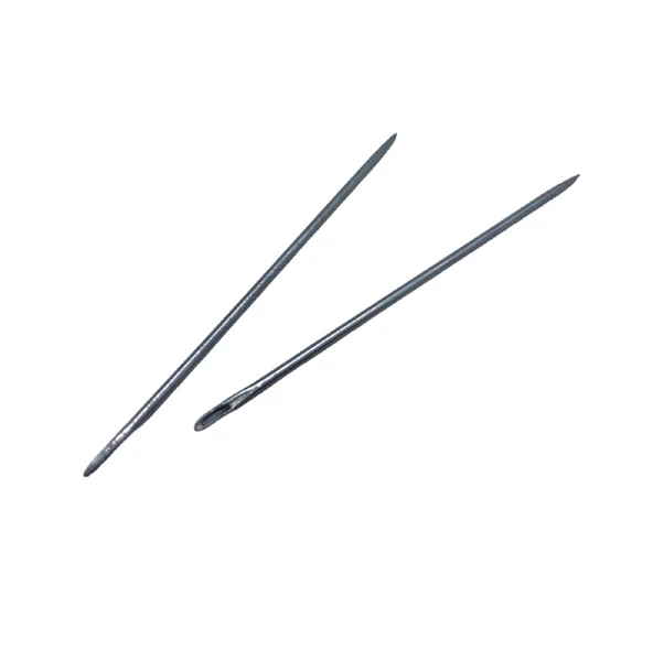 Saraç iğnesi, Deri Dikiş İğnesi Sivri Uç 2 Adet Deri El Aleti - 6