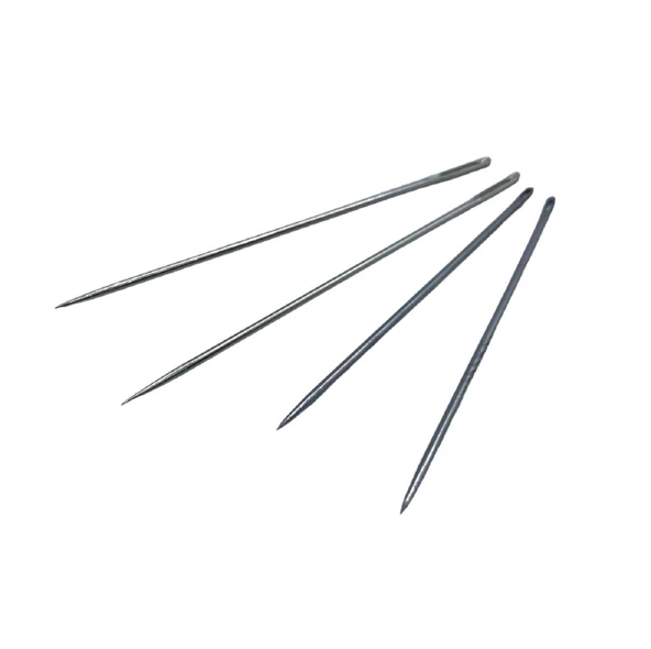 Saraç iğnesi, Deri Dikiş İğnesi Sivri Uç 2 Adet Deri El Aleti - 3