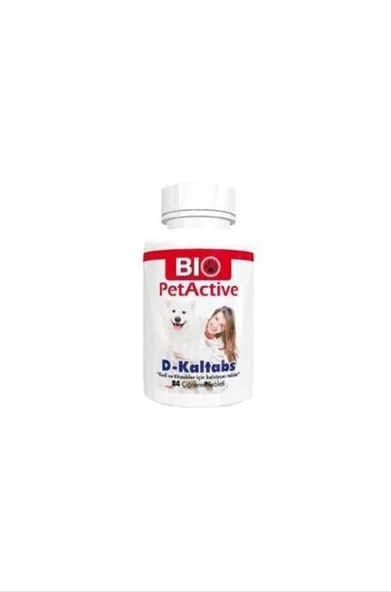 Bio PetActive D-kaltabs Kedi Ve Köpek 84 Kalsiyum Tableti 126 gr