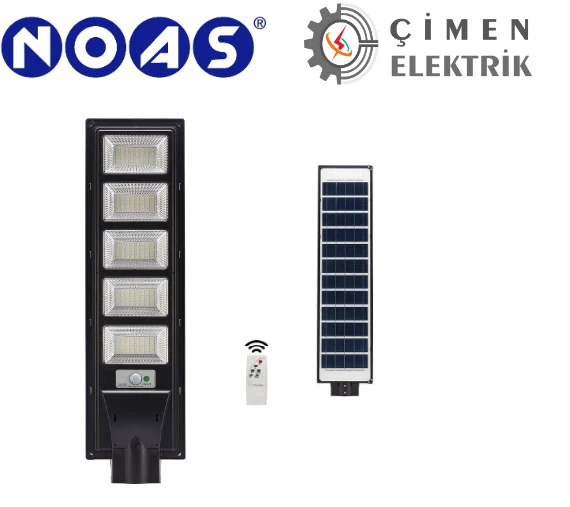 NOAS YL73 0500 S 500W Solar Sokak Armatürü 6400K Beyaz Işık