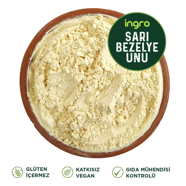 Glutensiz Sarı Bezelye Unu 1000 gr - 2