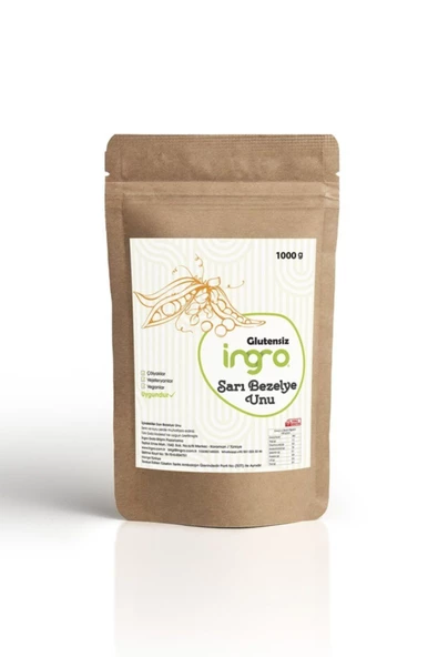 Glutensiz Sarı Bezelye Unu 1000 gr