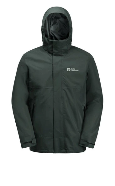 Jack Wolfskin 1116251-4161 Luntal 3IN1 Jkt M Erkek Outdoor Mont - 10