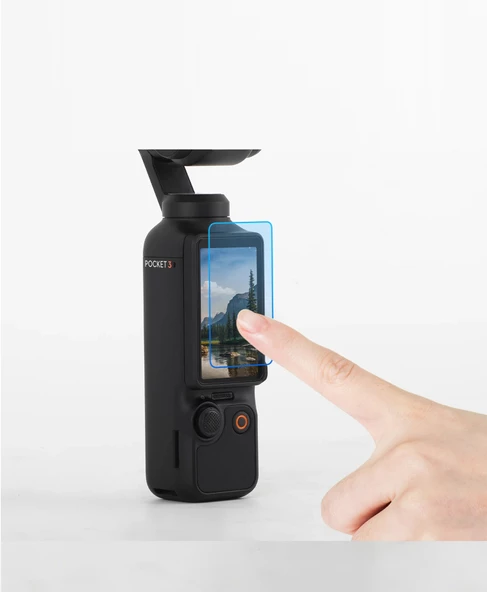 DJI Osmo Pocket 3 Uyumlu ÖN 6 Adet Şeffaf Ekran koruyucu Nano Jelatin - 3