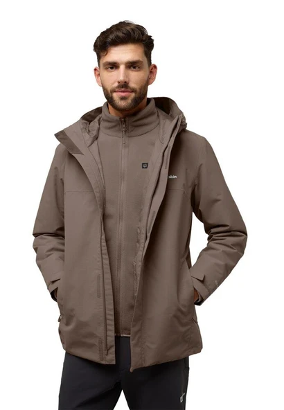 Jack Wolfskin A61864-5719 Altenberg 3IN1 Jkt M Erkek Outdoor Mont