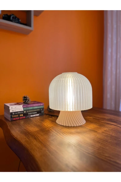 Limon 3D Desing Iskandinav Tarzda Modern Dekoratif Abajur
