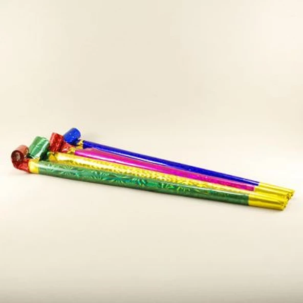 Renkli Uzun Kaynana Dili 4 lü 30 cm - 3