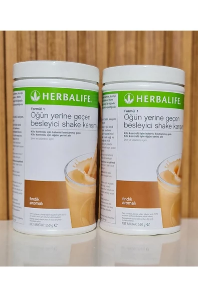 Formül 1 Öğün Yerine Geçen Besleyici Shake Karışımı Fındık Aromalı 2 Adet