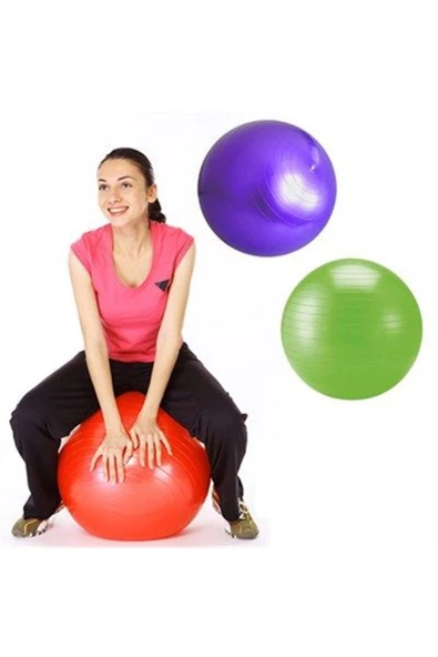 Pilates Topu - Pompa Hediyeli 65 Cm