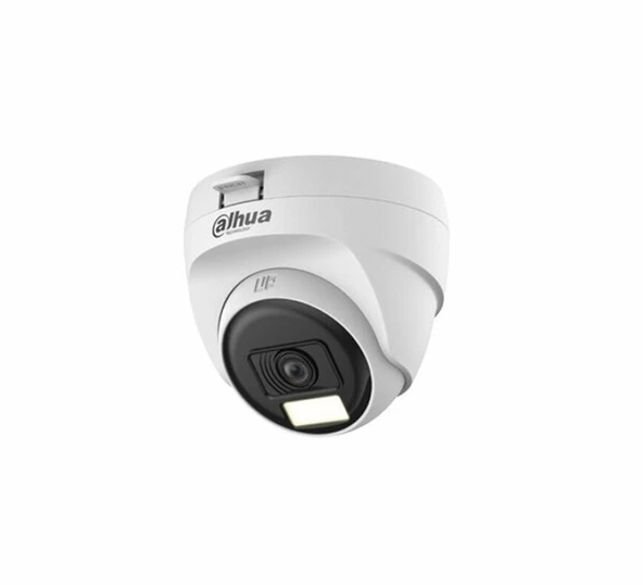 Dahua HAC-T1A21P-U-IL-A 2mp 2.8mm Sabit Lens Dahili Sesli Akıllı Çift Işık HDCVI Dome Kamera