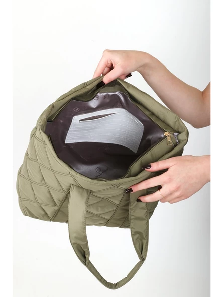 Monalisa Home Patlı Kadın Shopper Omuz Çantası - Resim 3