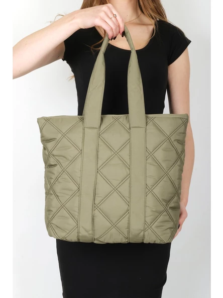 Monalisa Home Patlı Kadın Shopper Omuz Çantası - Resim 5