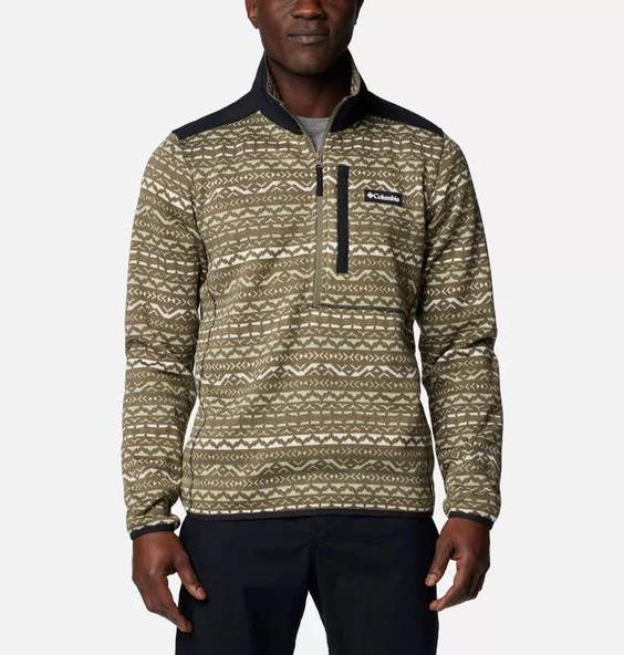 Columbia Men's Sweater Weather™ II Printed Half Zip Pullover Erkek Yarın Fermuar Triko Polar AO5809