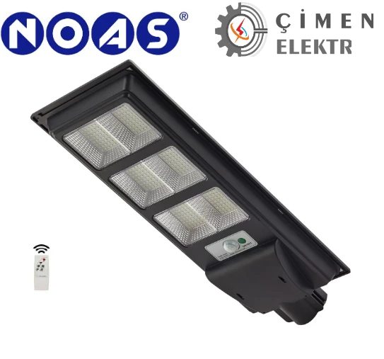 NOAS YL73 0300 S 300W Solar Sokak Armatürü 6400K Beyaz Işık