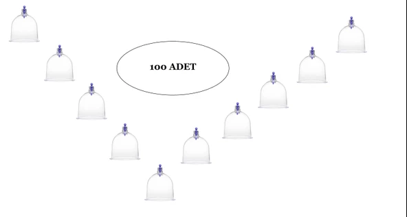 Hacamat Kupası - 6 Numara (100 Tane)