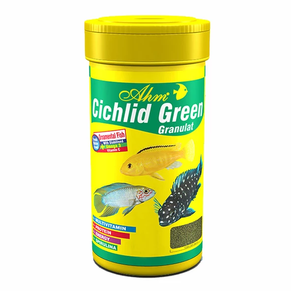 Ahm Cichlid Green Granulat 250 ml Skt: 03/2027