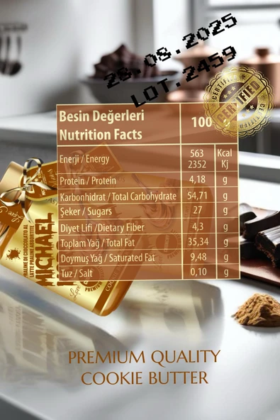 Love Michael Kors Praline Dı Cioccolato Al Karamelli Bisküvi Kreması + Krokant Fındık Ezmesi 330gx3 - 7