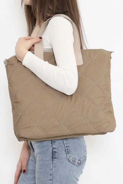 Monalisa Home Patlı Kadın Shopper Omuz Çantası ürün görseli 1