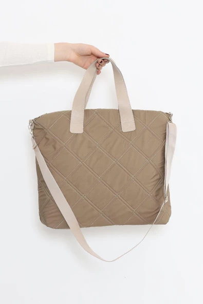 Monalisa Home Patlı Kadın Shopper Omuz Çantası - Resim 4