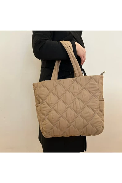 Monalisa Home Patlı Kadın Shopper Omuz Çantası - Resim 3