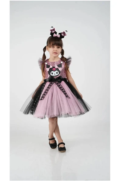 Baskılı UNICORN Kız Elbise 1/4 yaş - 3