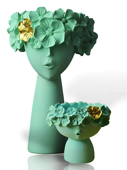 2li kız saksı seti