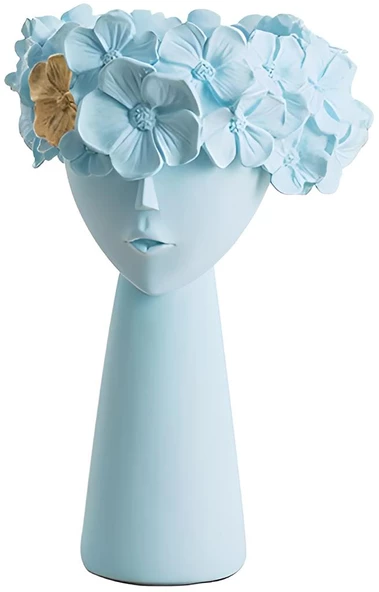 2li kız saksı seti açık mavi - 2