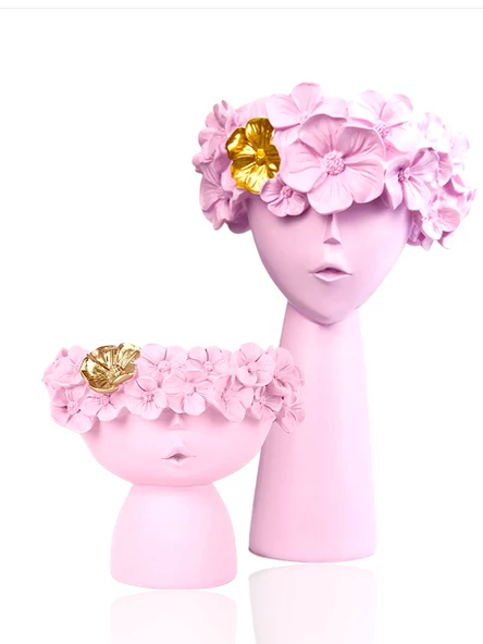 2li kız saksı pembe - 5