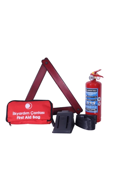 Adıfeks Çantalı Lüx Trafik Seti Tüvtürk Uyumlu + Çantalı Akü Takviye Kablosu 1200 Amper 2 Metre - 3