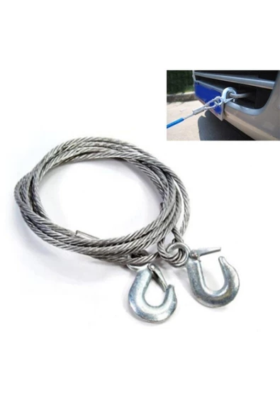 Adıfeks Trafik Seti Tüvtürk Uyumlu + Çantalı Akü Takviye Kablosu 1200 Amper + Oto Çekme Halatı 3,5 Ton - 5