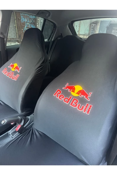 Adıfeks Red Bull Siyah Servis Kılıfı Tüm Araç Modellerine Uygun Universal
