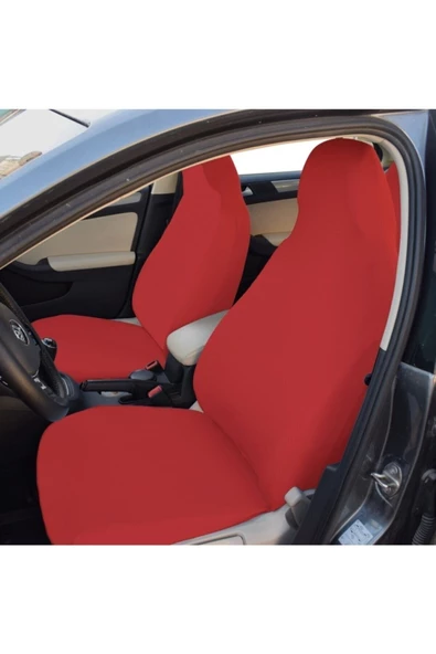 Adıfeks Oto Koltuk Servis Kılıfı Kırmızı Likralı Esnek Tüm Araç Modellerine Uygun Universal